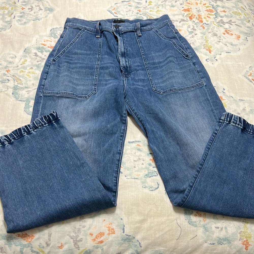 New Mother Wrapper patch spring ankle Jean